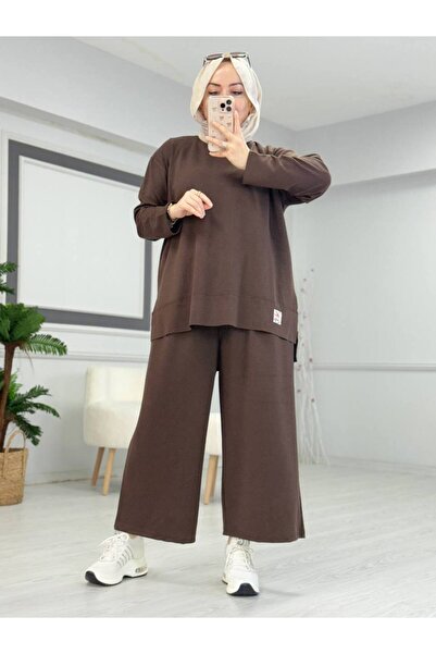 Butik Kardelen Oversize Palazzo Tracksuit Set (Size 36-46 Compatible)