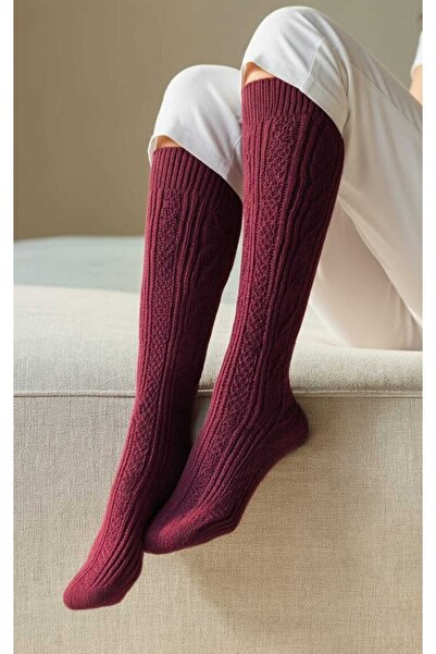 LAGRANZE Cozy Line Premium Women's Over-The-Knee Jacquard Socks