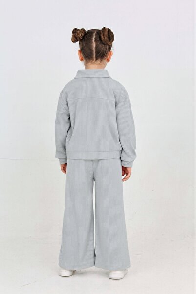 Yalçınoğlu Kids Girl's Reported Fabric Oversized Sets 5-13 Years Old I 2-Piece Set I New Season Colors I Stylish Model