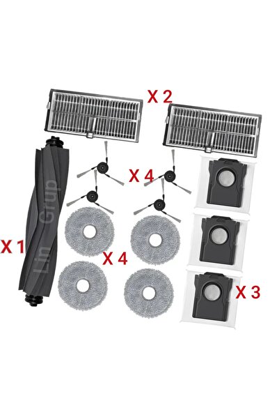 LİN GRUP Set de piese de schimb compatibile cu aspiratorul robot Dreame L40