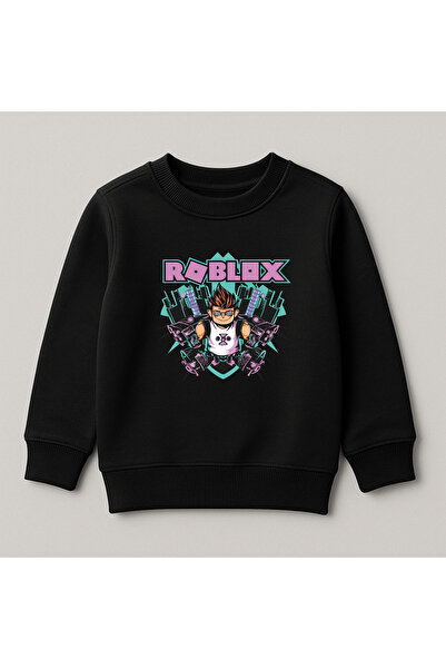 SVART WEAR Swea pentru copii 100% bumbac cu imprimeu Roblox tricou