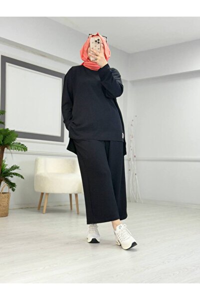 Butik Kardelen Oversize Palazzo Tracksuit Set (Size 36-46 Compatible)