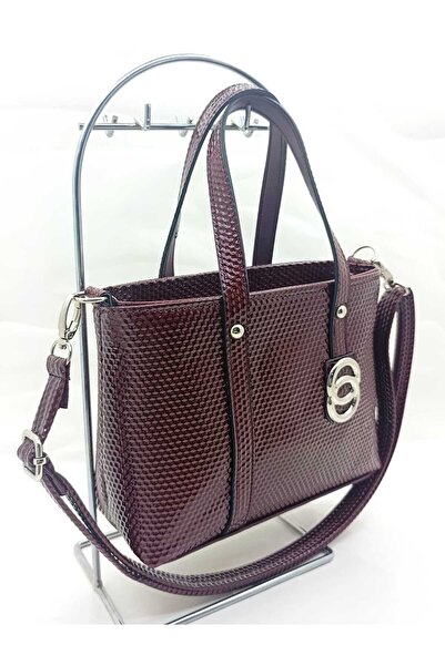 MAC&MOS Women's Burgundy Shoulder and Arm Bag