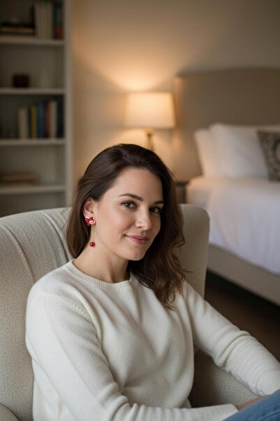 618 CONCEPT New Year's Hat, Gloves and Earrings