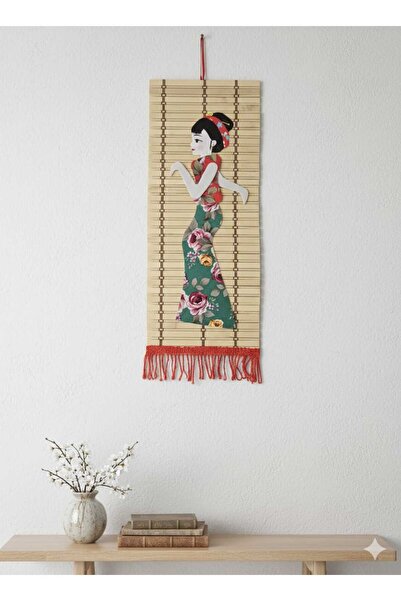 Hasır DUVAR PANO ÜZERİ RESİM KABARTMALI 40×15