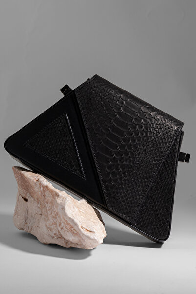 fubileather Geantă de umăr pentru femei din piele naturală model TriForm