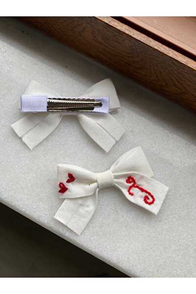 EGOMİ Letter Detailed Embroidered Clip Buckle (t)