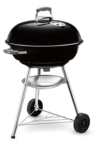 WEBER شواية فحم من الفولاذ المقاوم للصدأ باللون الأسود - 98 × 56 × 63 سم