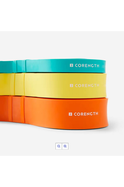 Decathlon Direnç Bandı Seti - 3 Adet - 10 Kg/20 Kg/30 Kg