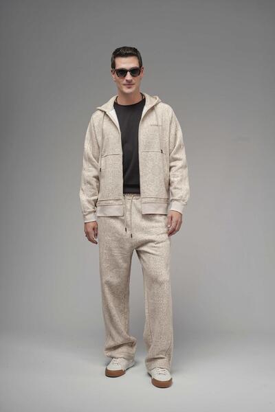 king brich Етнічний візерунок Детальний реглан Рукав Капюшон Нижня частина Верхня частина Комплект