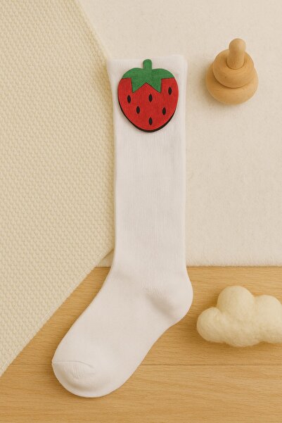ESİLA KİDS Children's Socks Long Fruit Patterned Socks