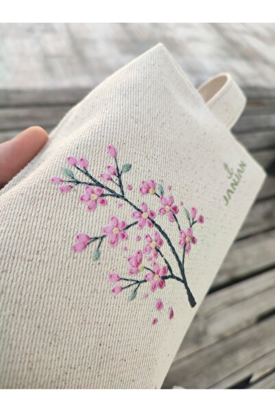 JANJAN Large Natural Makeup Bag, Organizer Bag, Organizer, Cosmetic Carrying Case,