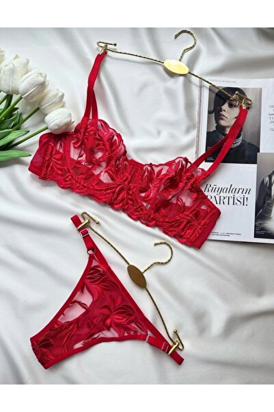 Freya MONA KIRMIZI İÇ ÇAMAŞIRI TAKIMI