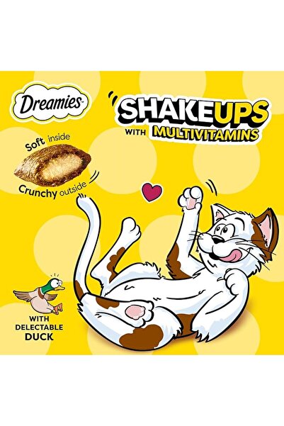 Dreamies Kedi Ördekli Ödül Maması 60 gr 2li paket CB2532