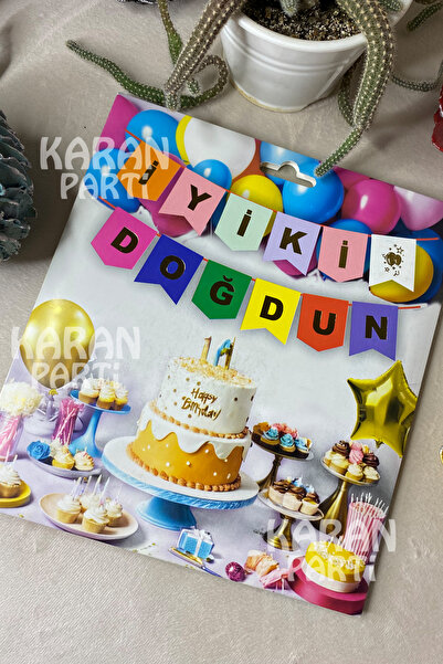 karanca parti süs لافتة مطلية بالذهب لعيد الميلاد، زينة للطاولة والحائط