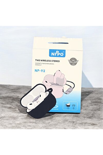 Nippo NP-92 TWS Bluetooth Earbuds, Noise Cancelling, Waterproof Sports Earphones with Charging Case