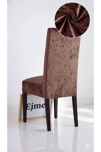 EJMEL Brand Velvet Chair Cover/ Chair Slipcover 6 Pcs Good Quality