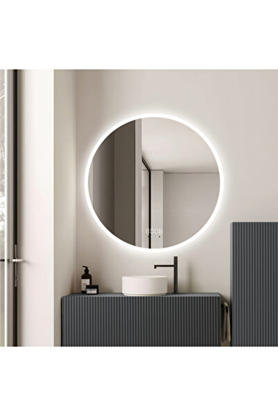 LedCorp Oglindă LED 80×80 cm, Senzor de mișcare premium - 3 tipuri de lumină,...