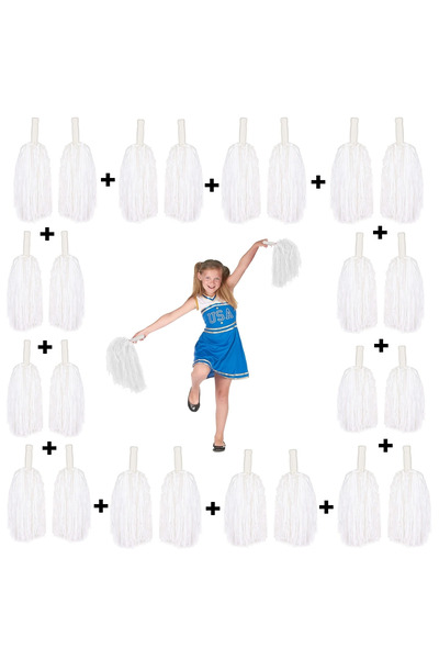 Lisinya 12 Pairs (24 Pieces) White Color April 23 May 19 October 29 School Sh...