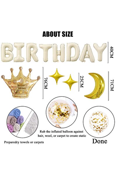 OEM Anniversary balloons, 30 years old, white gold, giant foil balloon with the number 30