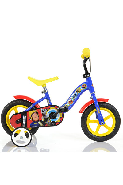 Dino Bikes Fireman Sam DB-108L-SIP Kids’ Bicycle Dino Bikes, 10 Inch – Blue