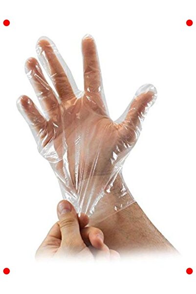 Genel Markalar Şeffaf Kullan At Eldivenler - 100 Adet