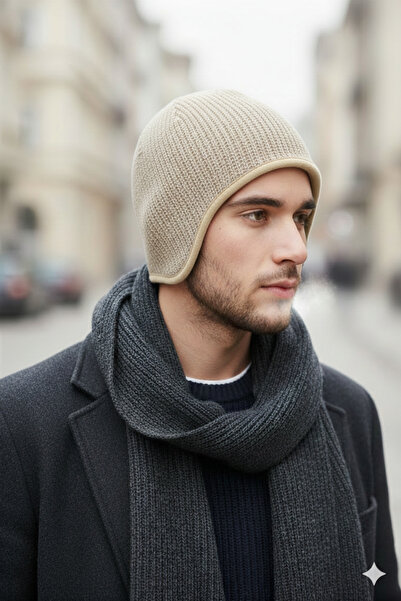 STELLA VESTİNO Premium Kalın Örgü Kulaklıklı Bere