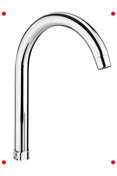 markentegra Chrome Swan Kitchen Sink Pipe