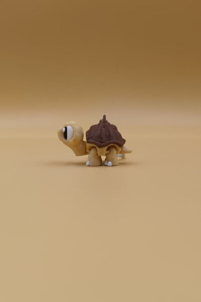 Rodopiva سلسلة مفاتيح على شكل سلحفاة لطيفة - رمز للهدوء والجمالية - حلية متحر...