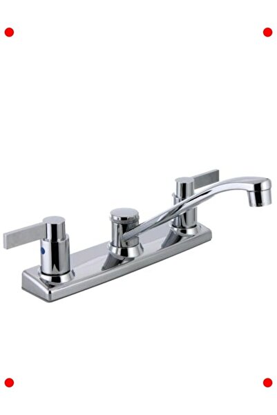 markentegra Chrome Polished Centerset Kitchen Sink 8 Inch
