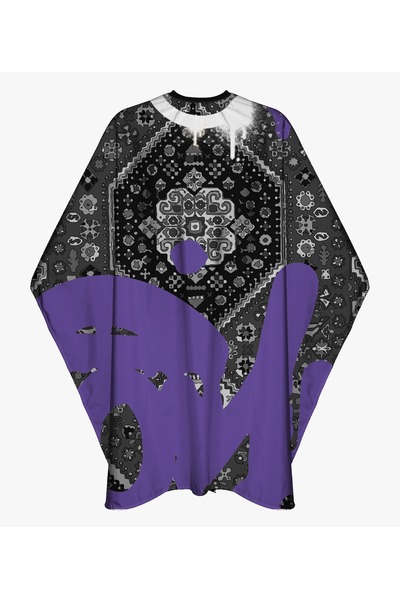 Marmara Barber Hairdressing Cape Fly Carpet Purple