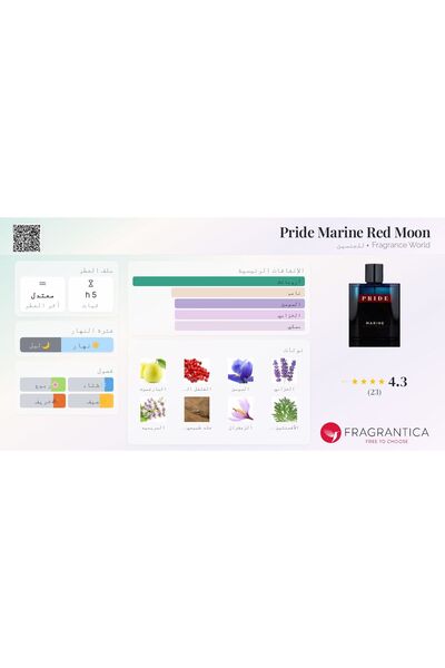 Fragrance World Pride Marine Red Moon