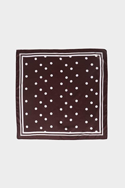 DeFacto Дамски сатенен шал с полка точки G6761AX25WN