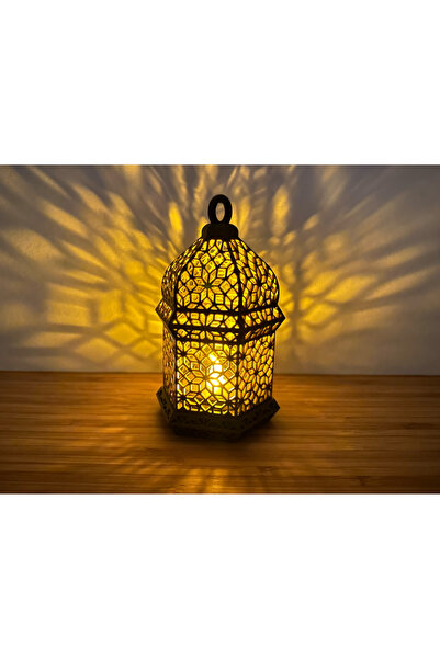 Elektra Arap Esintili Mini Lantern – LED Tealight Mumluk & Ambiyans Işığı