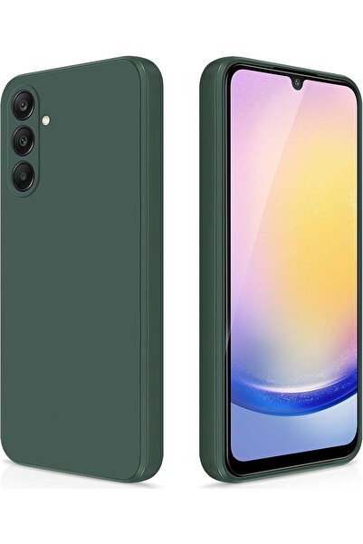 HYX Silicone Case for Samsung Galaxy A25 5G - Full Body, Shockproof, Green
