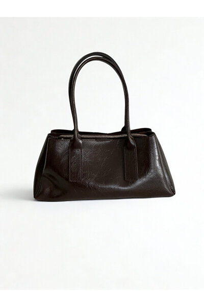 Rivina Luki Women's Modern Zippered Three-Compartment Handbag and Shoulder Bag