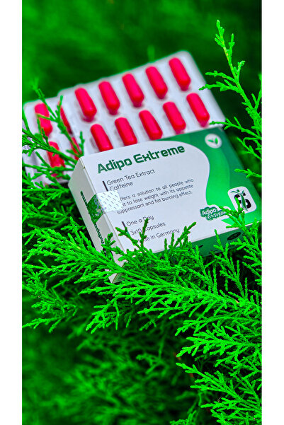 extreme adipo plus Adipo Extreme Green Tea Caffeine Appetite Control Weight Loss 30 Kırmızı kapsül