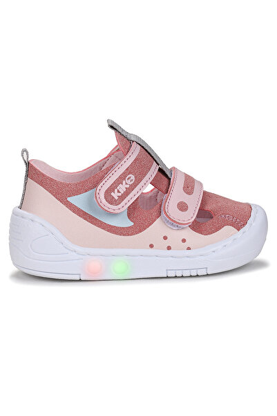 Kiko Kids Nera Velcro Lighted Baby Girl Walking Sports Shoes