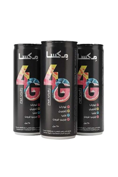 FO مشروب مكسا 4 جي فوار – 3 × 250 مل