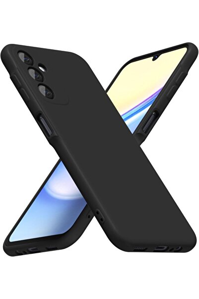 HYX جراب سيليكون رفيع للغاية لهاتف Samsung Galaxy A15 5G - أسود