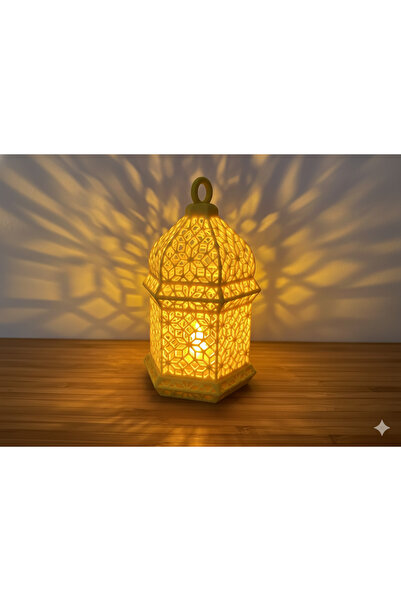 Elektra Arap Esintili Mini Lantern – LED Tealight Mumluk & Ambiyans Işığı