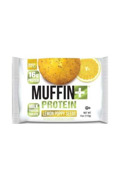 BAKE CITY كعكة البروتين بالليمون والخشخاش 113 جرام