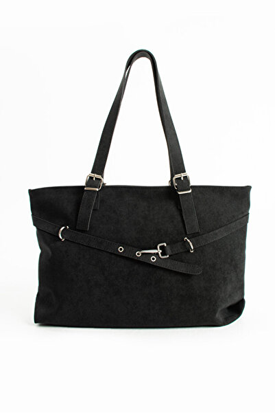 Rivina Madrid Women's Belt Detailed Handbag and Shoulder Bag