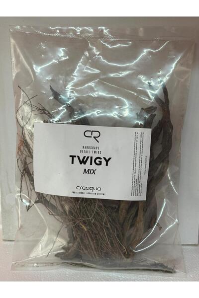 Creaqua T wigy Mix (150GR Mini Ribbed + Spotted + Black) Doğal Ağaç Dekoru