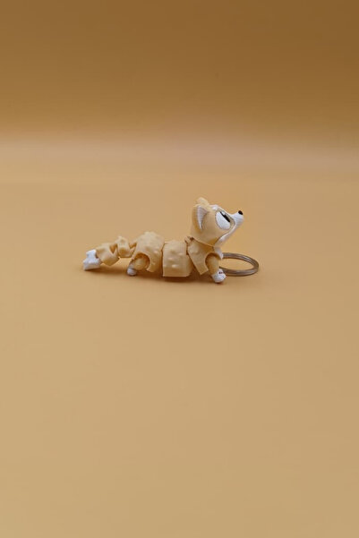 Rodopiva سلسلة مفاتيح على شكل كلب كورجي - صديق متحرك ولطيف! حلية متحركة على شكل سلسلة مفاتيح للحقائب