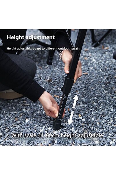 Generic Lightweight Aluminum Folding Camping Table Adjustable Height IGT Compatible Outdoor Picnic Desk