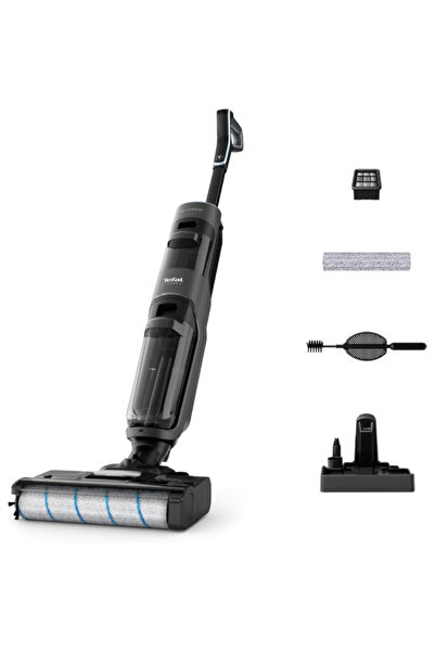 TEFAL مكنسة كهربائية لاسلكية X-Clean 4 للتنظيف الجاف والرطب