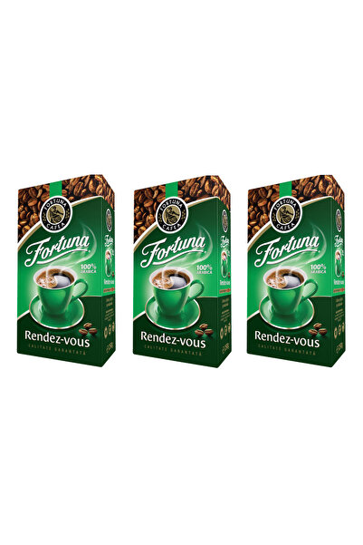 Fortuna Rendez-Vous 100% Arabica ground coffee, 3 packs x 250 Gr