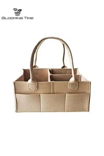 BLOOMING TIME Felt Bag, Large Capacity, Suitable For Baby Supplies, Can Be Cl...