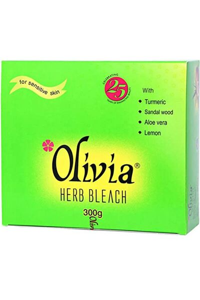 Olivia Herb Bleach For Sensitive Skin With Haldi Chandan Aloe Vera Nimbu 30g